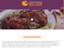 Tablet Screenshot of chinatownsbestfood.com